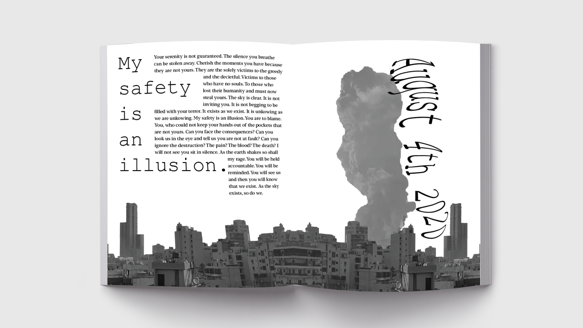 We Refuse to Die; Spread Mockup Template 1